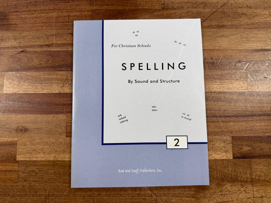 R&S Spelling by Sound and Structure 2 for Christian Schools (VG)
