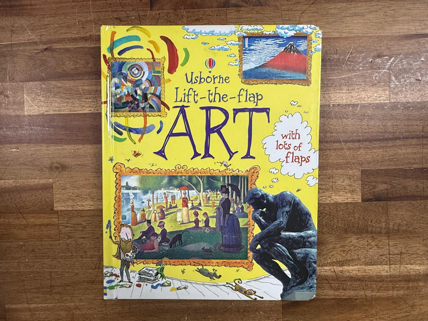 Usborne Lift-the-flap Art - Rosie Dickins, HC (Good & Clean)