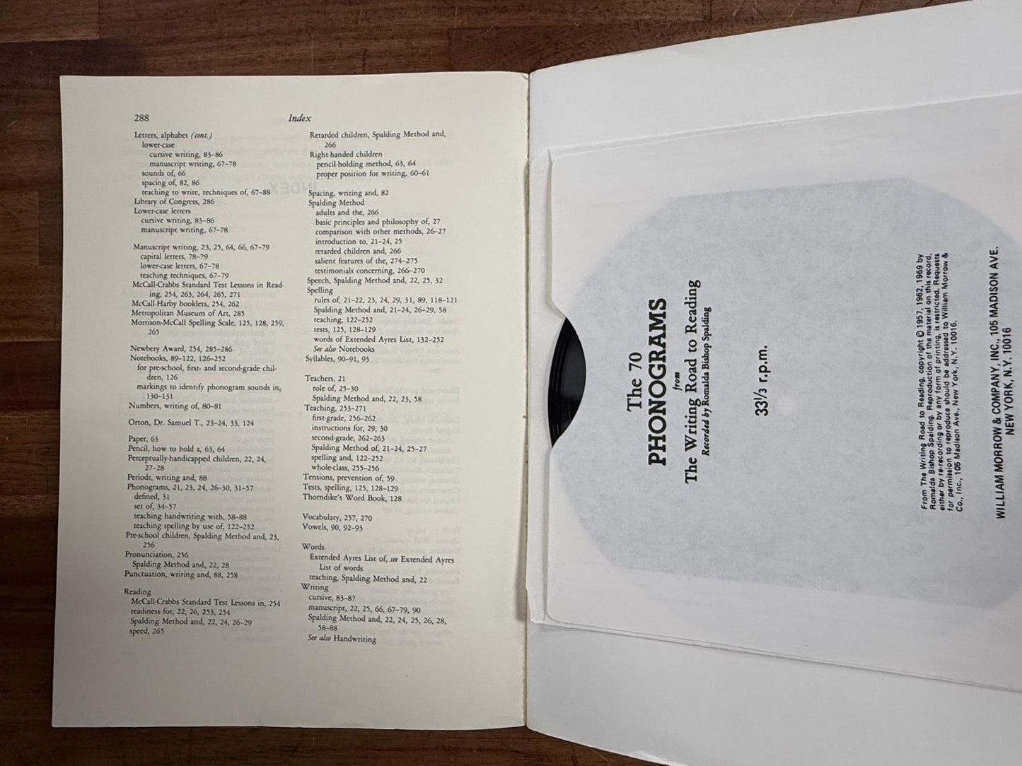 The Writing Road to Reading - Spalding (VG)