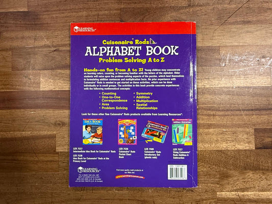 Cuisenaire Rods Alphabet Book Problem Solving A to Z (VG)