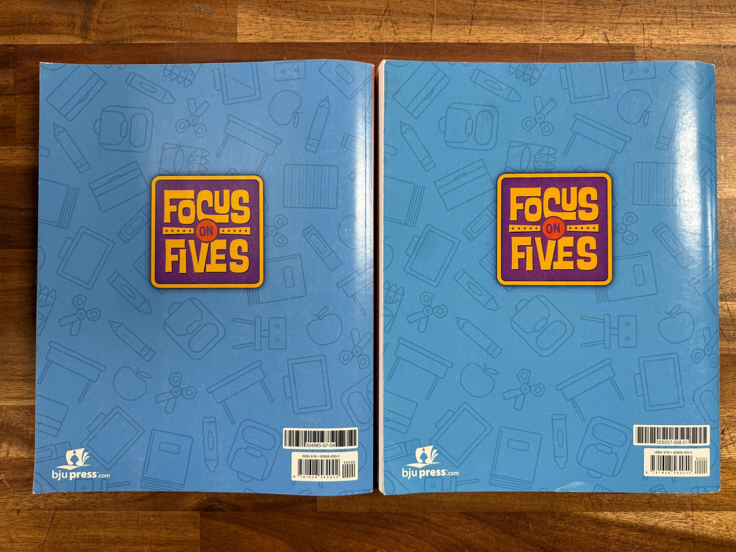 BJU Focus on Fives K5 4th Ed SET: Worktext, Phonics, Readers, Cards...