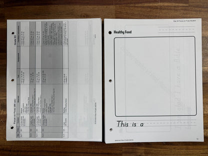 BJU Focus on Fives K5 4th Ed SET: Worktext, Phonics, Readers, Cards...