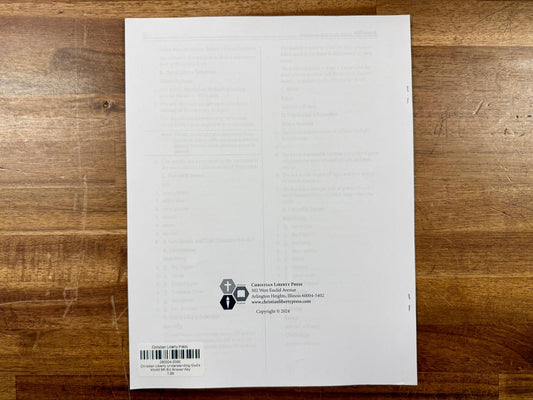 Christian Liberty Understanding God's World 5th Ed Answer Key