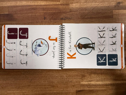 Trace with Me Disney Learning Frozen 2 Letters & Alphabet