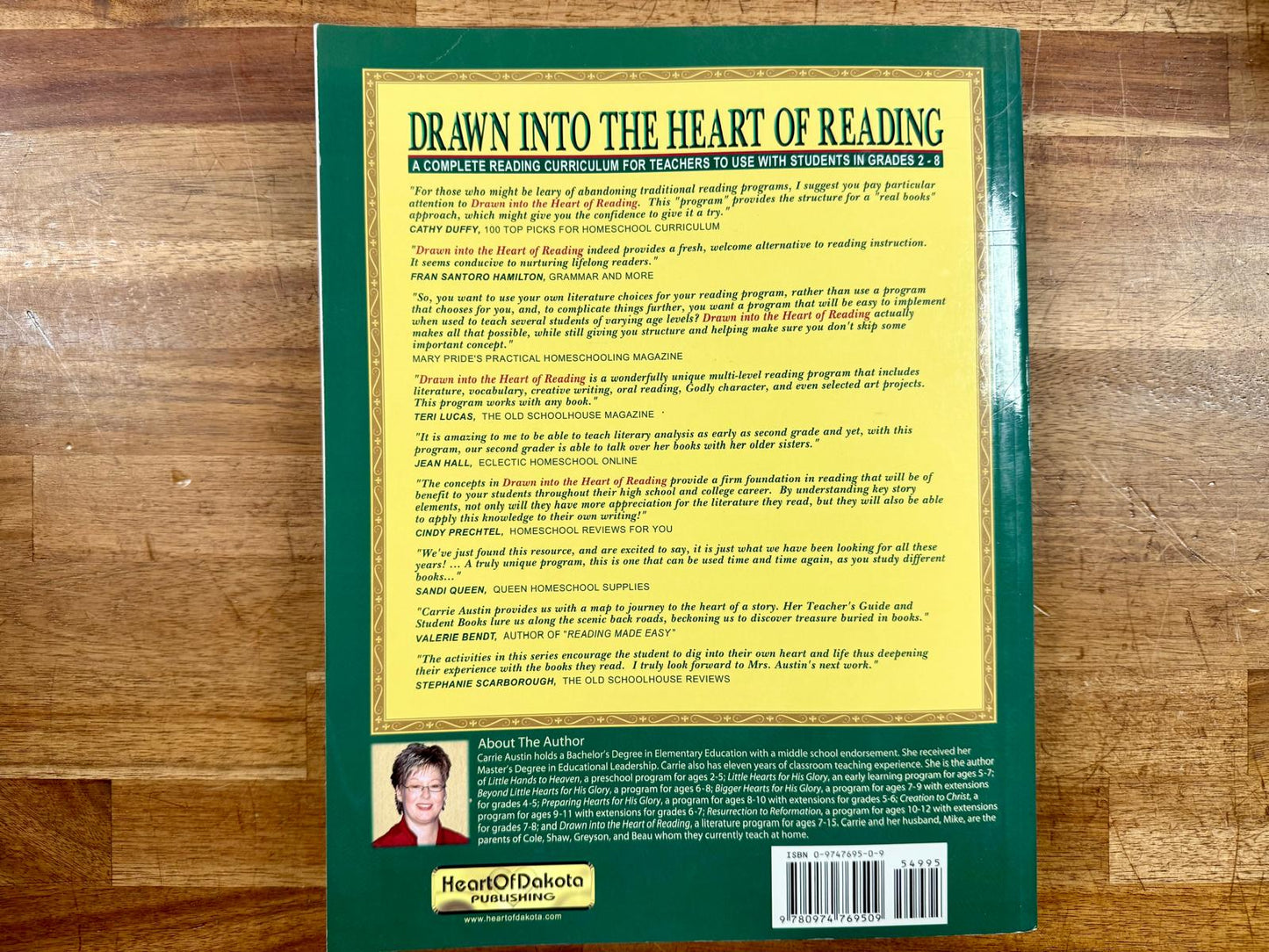 Drawn Into the Heart of Reading Teacher Guide Dakota - Like New