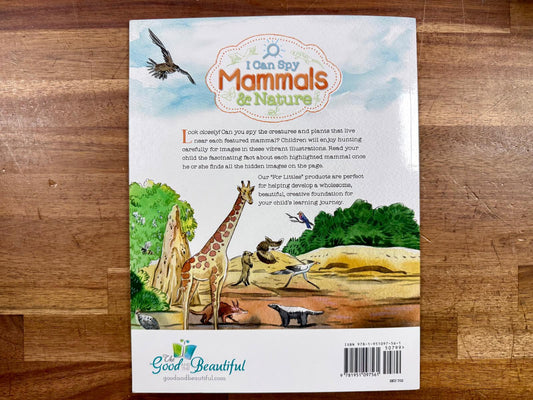 Good & Beautiful Preschool Science I Can Spy Mammals & Nature
