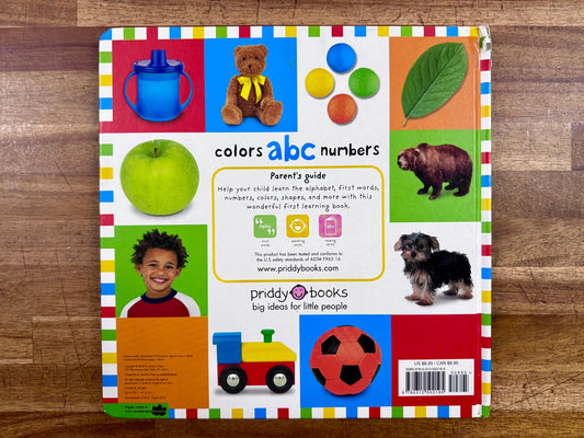 Big Board Books Colors Abc Numbers - Roger Priddy Bright Baby