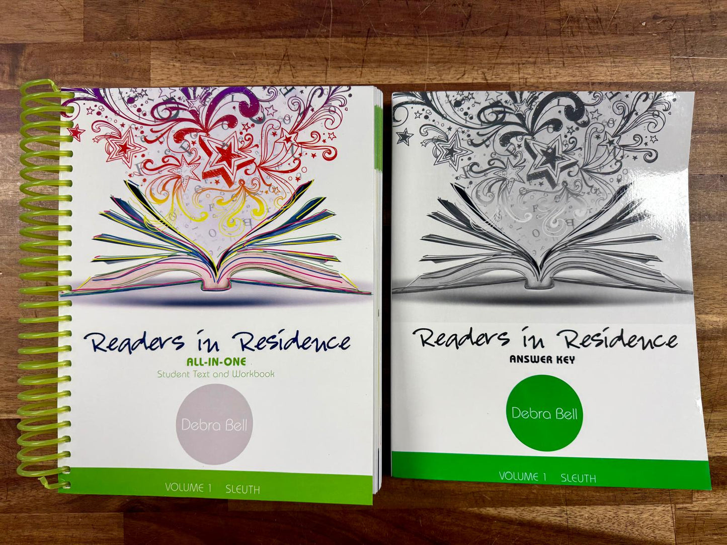 Readers in Residence Vol 1 Sleuth Student Workbook & Answer Key SET