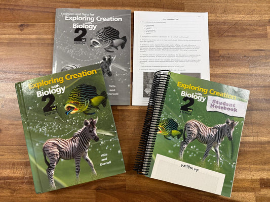 Exploring Creation w Biology 2nd Ed Complete SET + extra tests (VG)