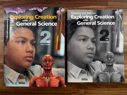 Exploring Creation w General Science 2nd Ed Text + Solutions & Tests