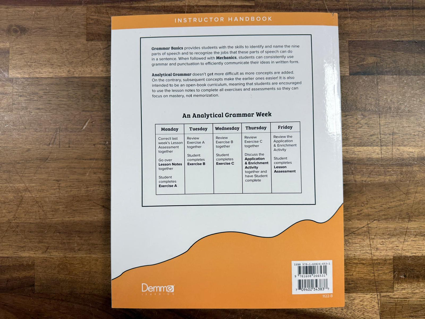 Analytcal Grammar Level 1 Grammar Basics Instructor Handbook