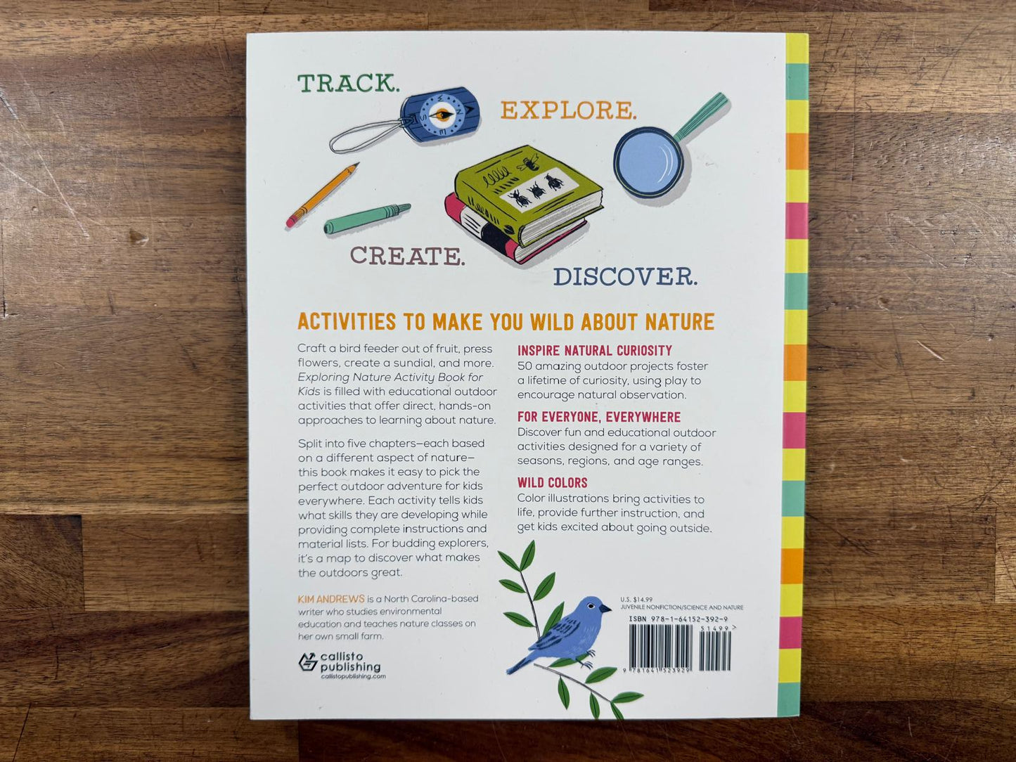 Exploring Nature Activity Book for Kids: 50 Creative Projects (Like New)