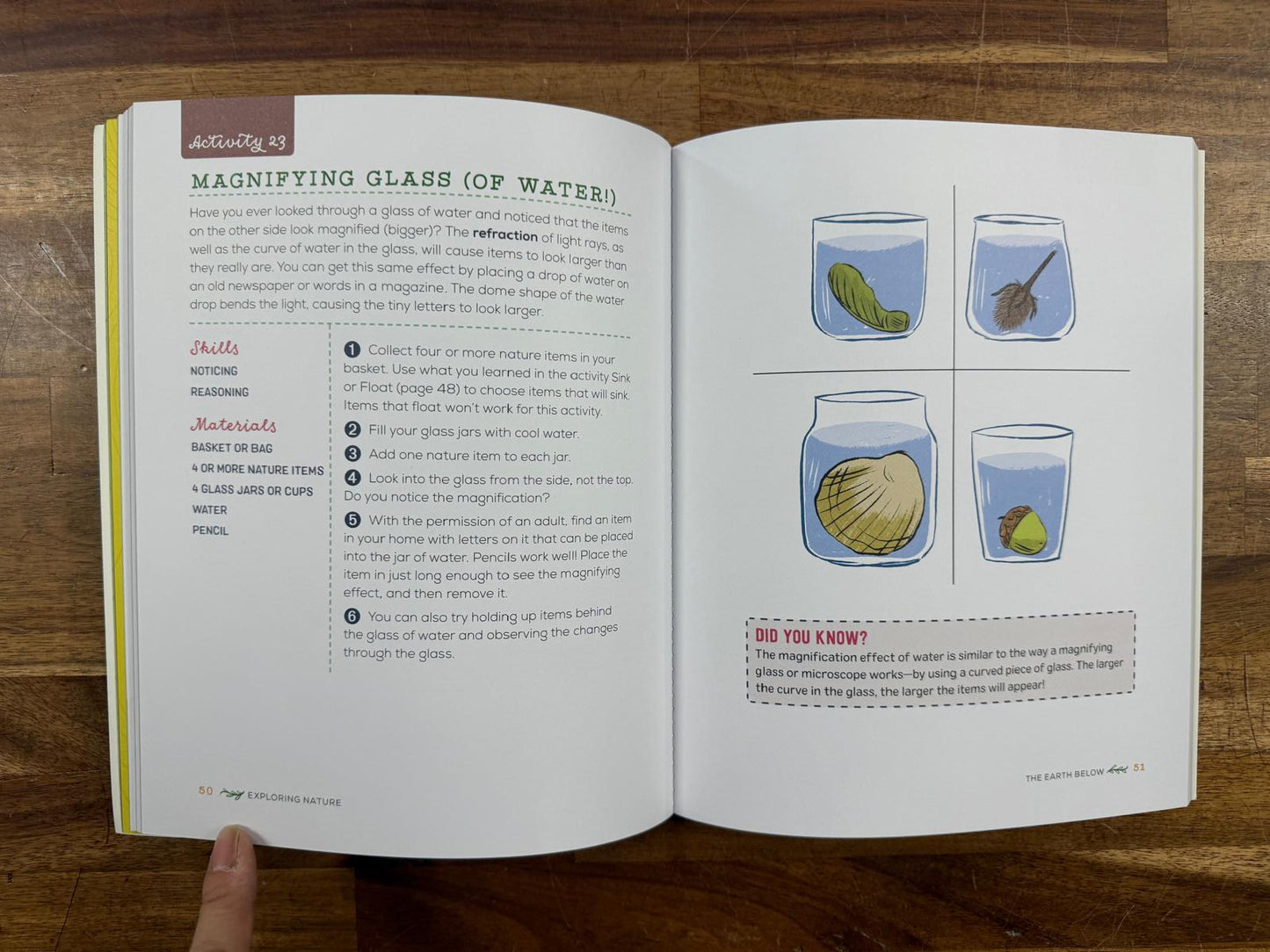 Exploring Nature Activity Book for Kids: 50 Creative Projects (Like New)