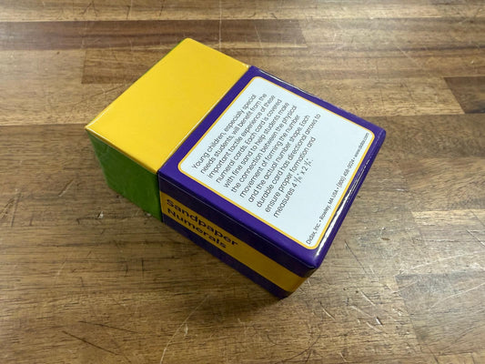 Didax Sandpaper Numerals 0-9 10 Tactile Cards PreK-2 (VG)