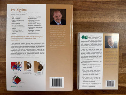 Math-U-See Pre-Algebra SET: Instruction Manual & DVD (Good)