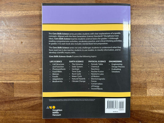 Core Skills Science Grade 7 - Steck-Vaughn (see description)