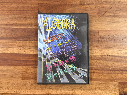 ACE Algebra 1 DVD - Volume 10 - True-to-Life Problems...