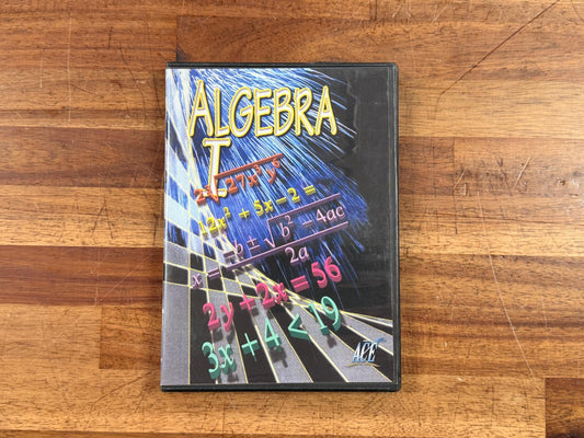 ACE Algebra 1 DVD - Volume 11 - Ratio, Proportions...