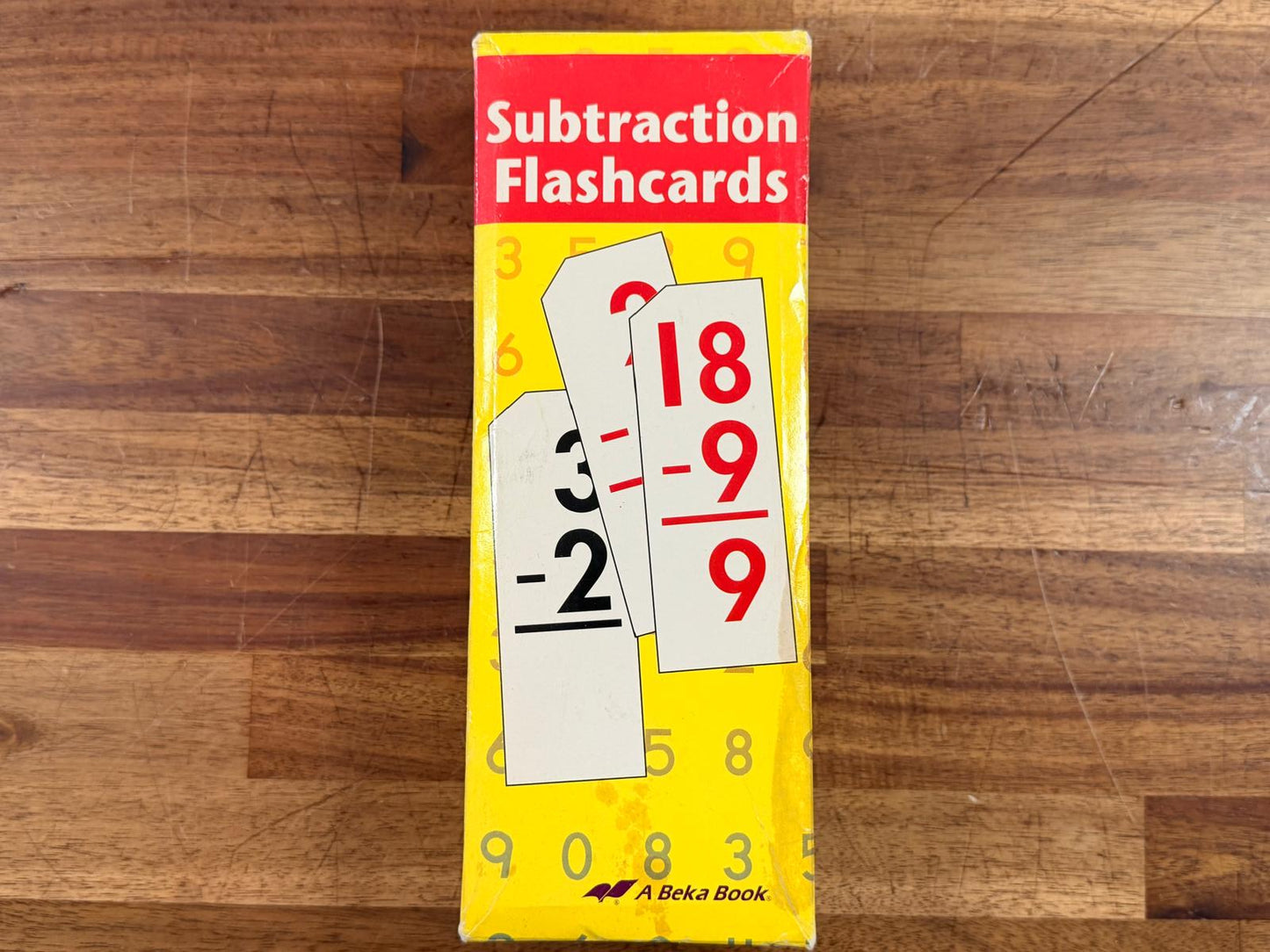 Abeka Subtraction Flashcards