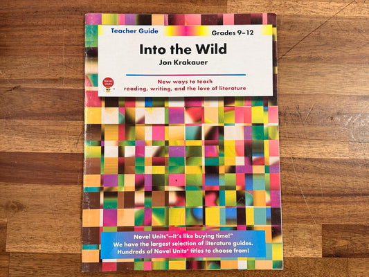 Novel Units Into the Wild Student Packet Activities