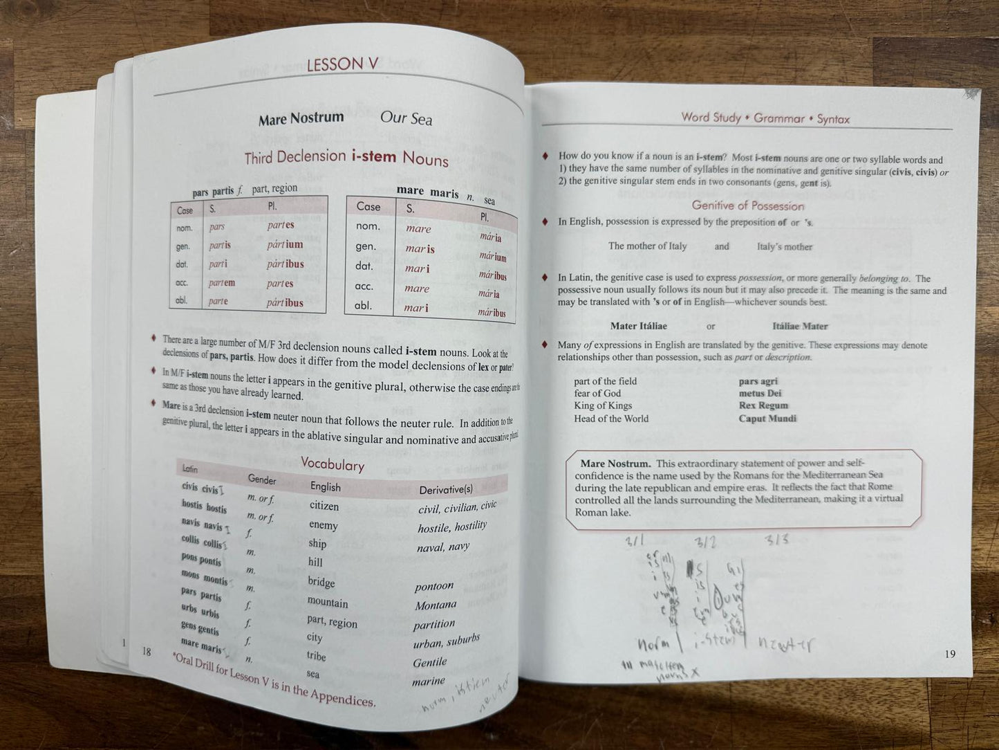 MP Second Form Latin Grammar Year 2 Student Text (Acceptable)