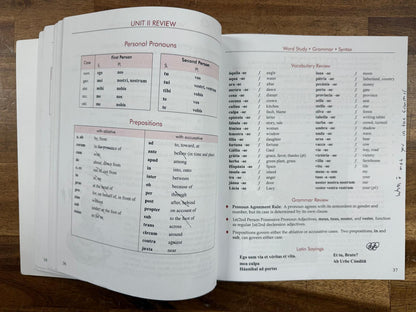 MP Second Form Latin Grammar Year 2 Student Text (Acceptable)