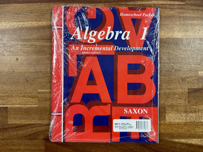 Saxon Algebra 1 Answer Key & Tests 3rd Ed Homeschool Packet