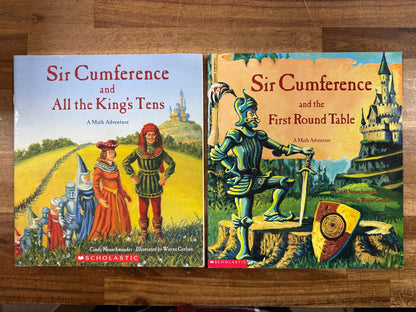 Sir Cumference Math Adventure Set of 2 (Very Good)
