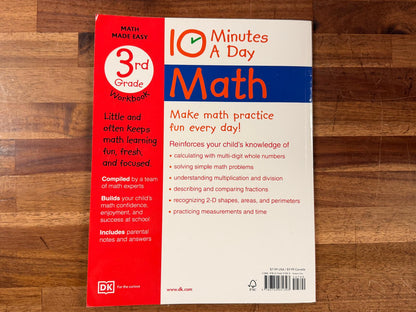DK Math Made Easy - 10 Minutes a Day - Grade 3 Workbook