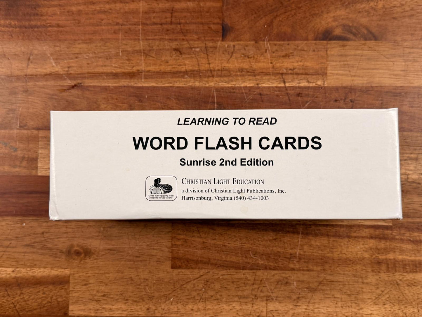 CLE Learning to Read Word Flash Cards Sunrise 2nd Ed