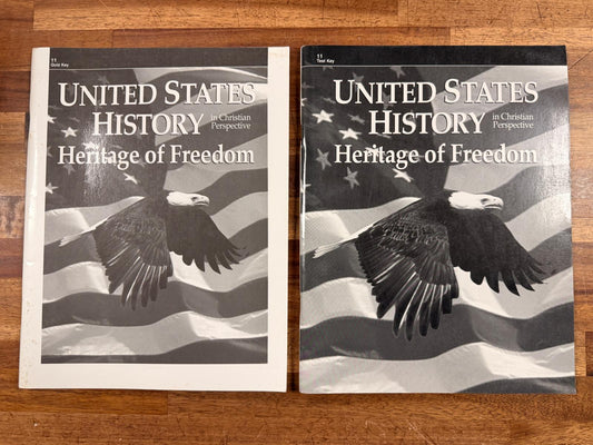 Abeka US History Heritage of Freedom Test & Quiz Key (2nd Ed)