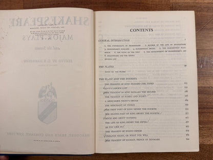 Vintage Shakespeare Major Plays and the Sonnets (1948)