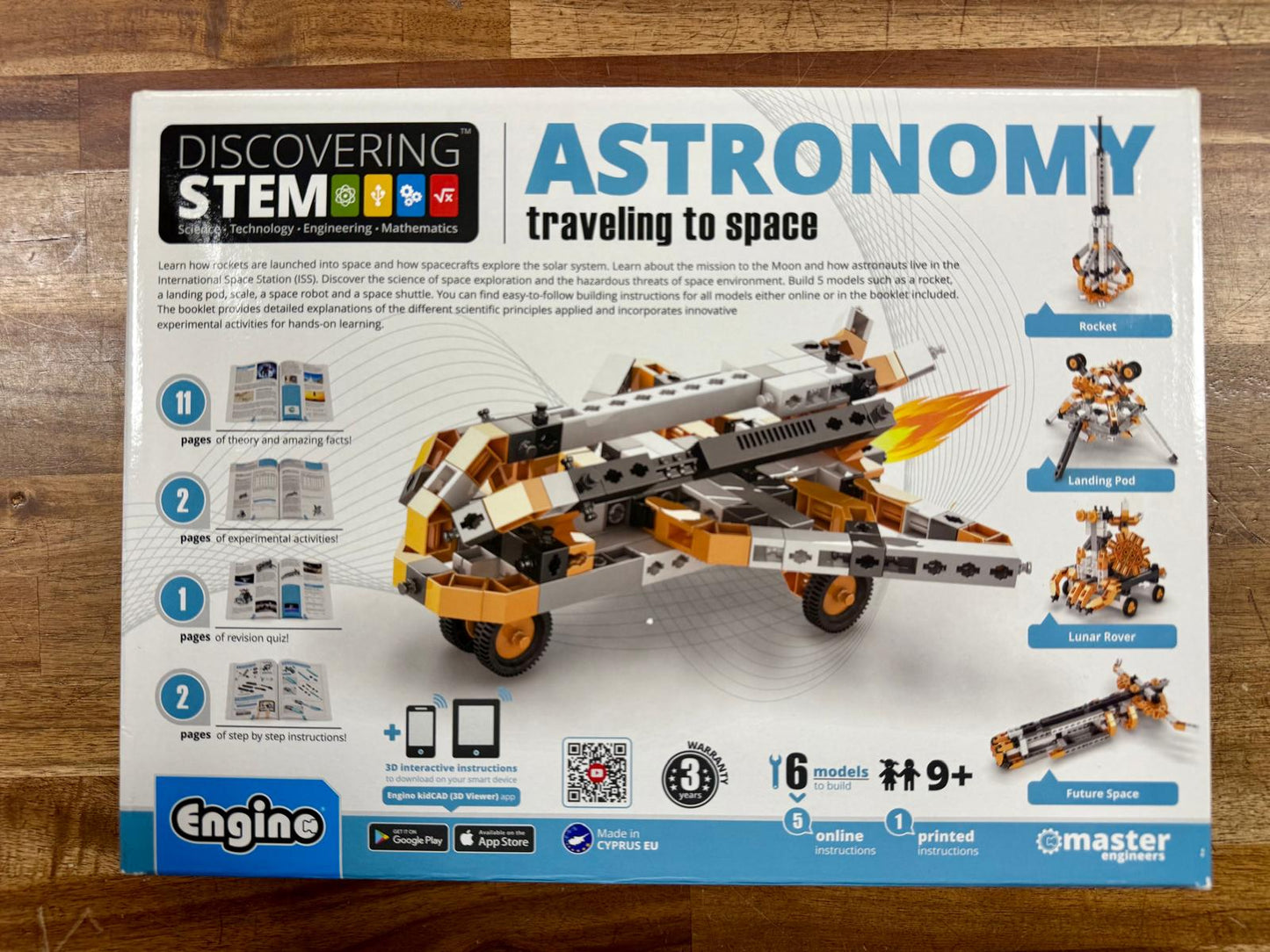 Engino Discovering STEM Astronomy Traveling to Space