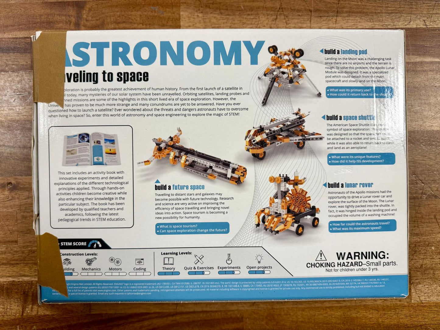 Engino Discovering STEM Astronomy Traveling to Space