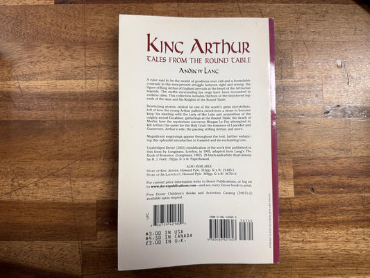 King Arthur: Tales from the Round Table - Andrew Lang (Good)