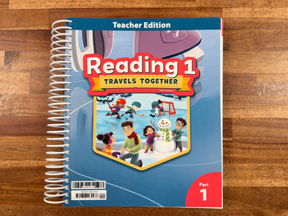 BJU Press Reading 1 Teacher Edition Part 1 & Part 2 (5th Ed)