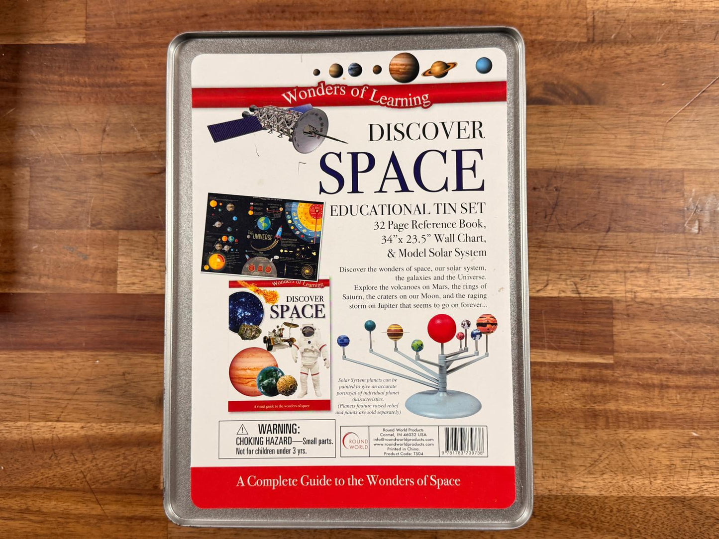 Wonders of Learning Discover Space Educational Tin Set