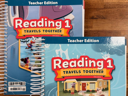 BJU Press Reading 1 Teacher Edition Part 1 & Part 2 (5th Ed)