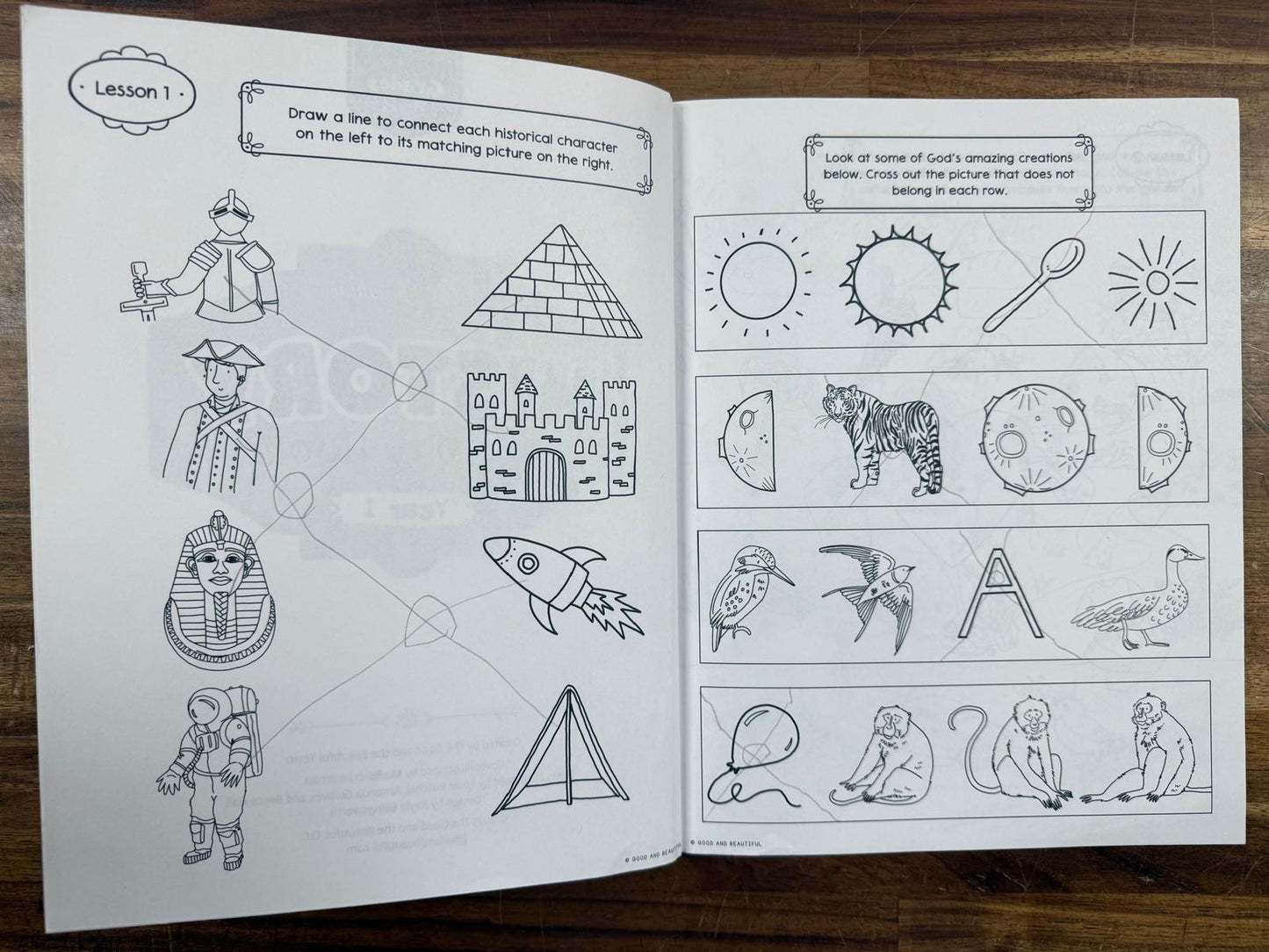 Good & Beautiful History Yr 1 Course Activity Timeline (Acceptable)