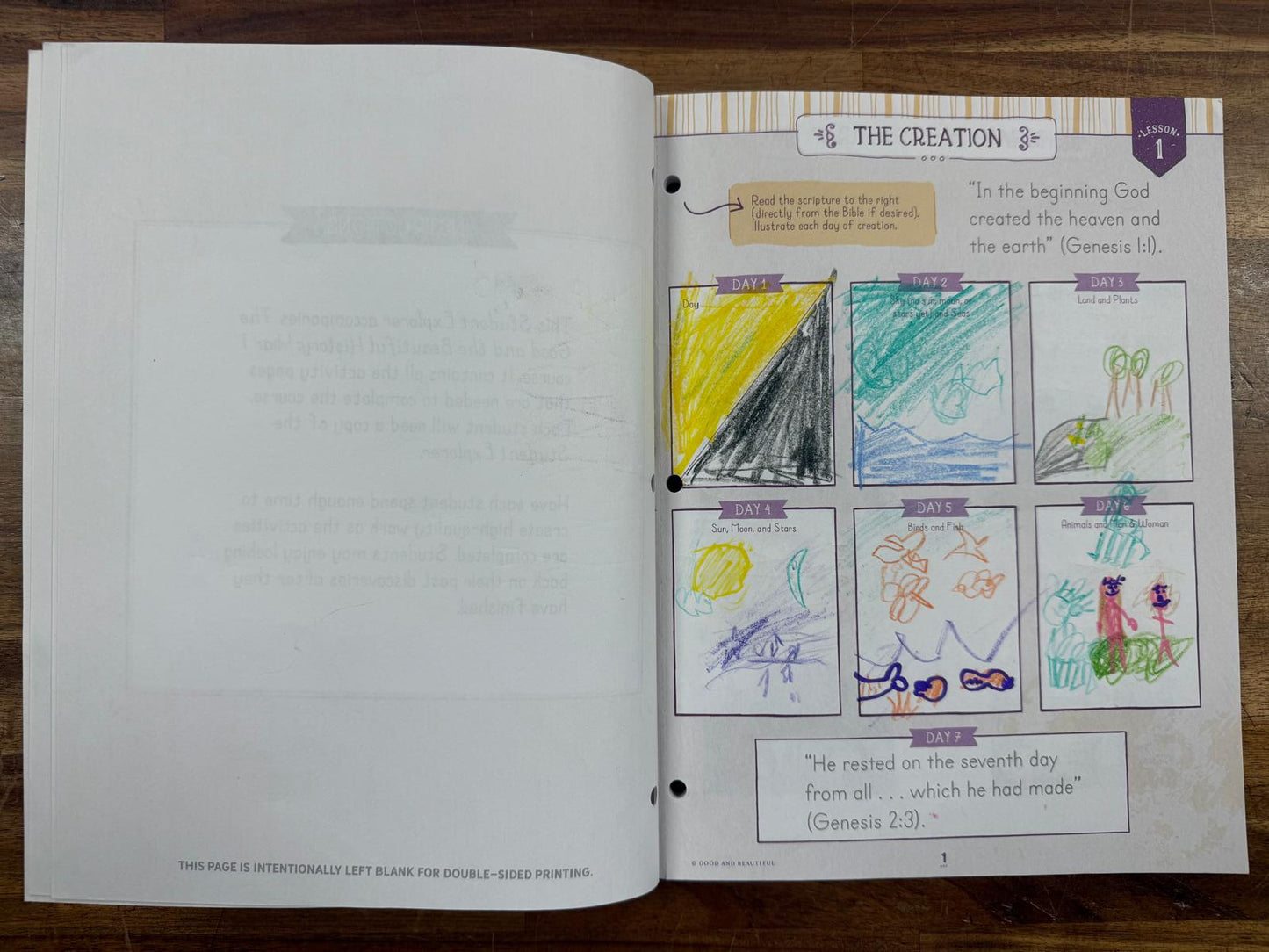 Good & Beautiful History Yr 1 Course Activity Timeline (Acceptable)