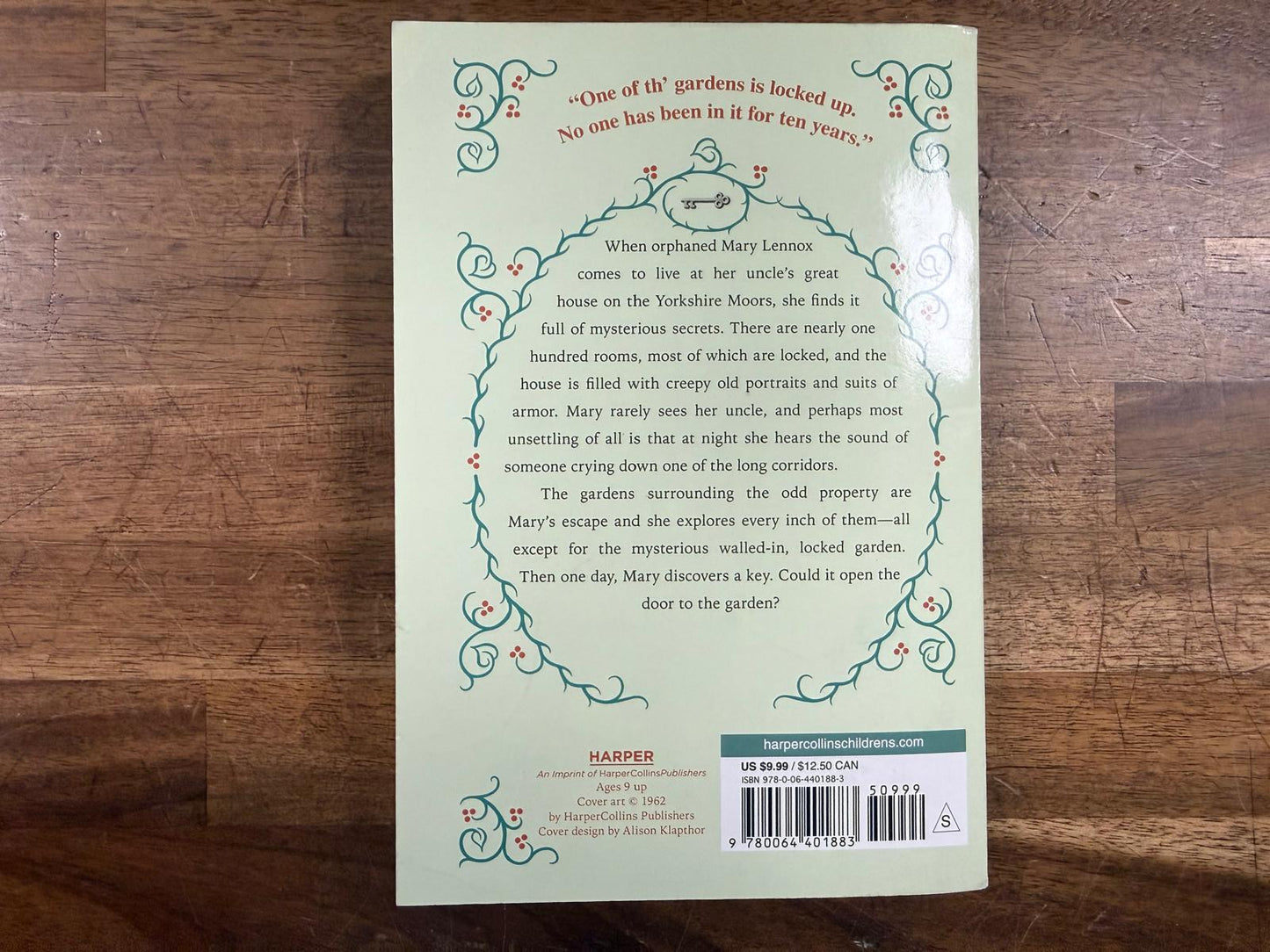 The Secret Garden (HarperClassics) - Frances H Burnett (Good)