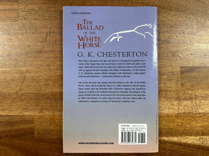 Ballad of the White Horse Dover Literature Poetry - Chesterton