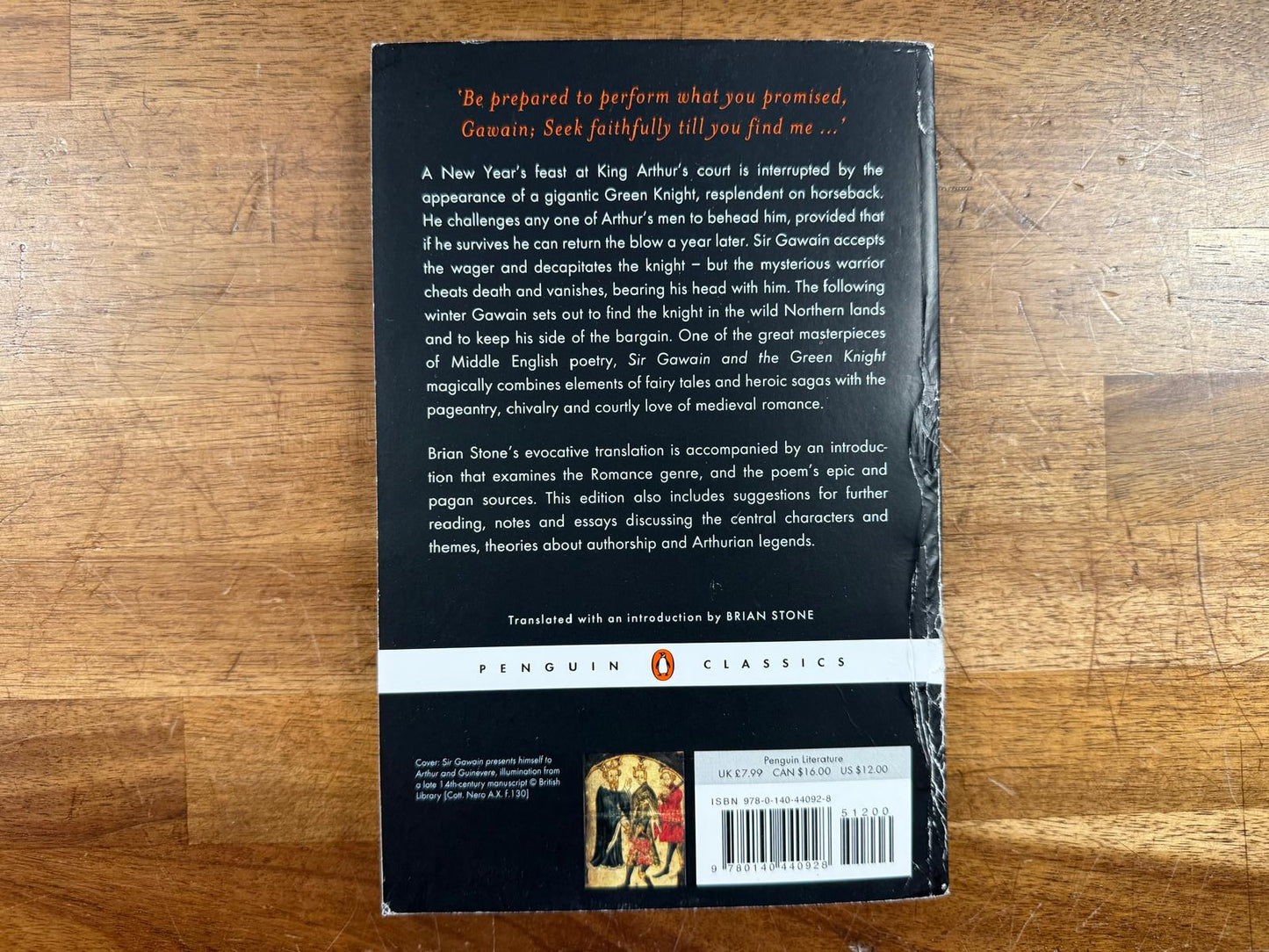 Sir Gawain and the Green Knight - Penguin Classics (Good)