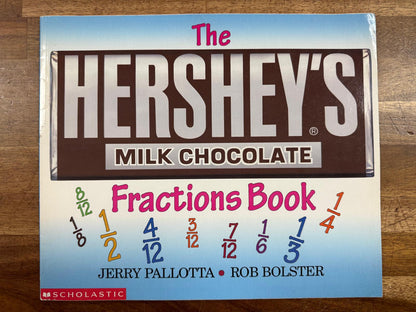 Hershey's Milk Chocolate Bar Fractions Book - Jerry Pallotta (VG)