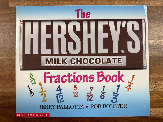 Hershey's Milk Chocolate Bar Fractions Book - Jerry Pallotta (VG)