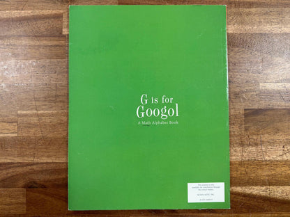 G is for Googol: A Math Alphabet Book - Schwartz (VG)
