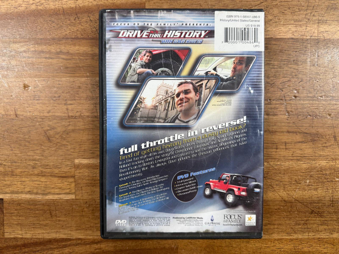 Drive Thru History DVD Columbus Pilgrims Early Boston Dave Stotts