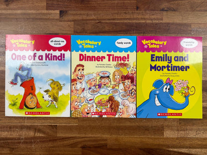 Scholastic Vocabulary Tales Set of 9 Early Reader (VG)
