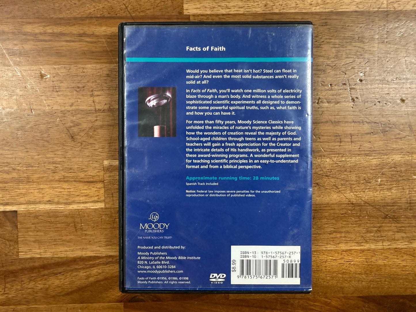 Facts of Faith DVD (Moody Science Classics) Christian Science