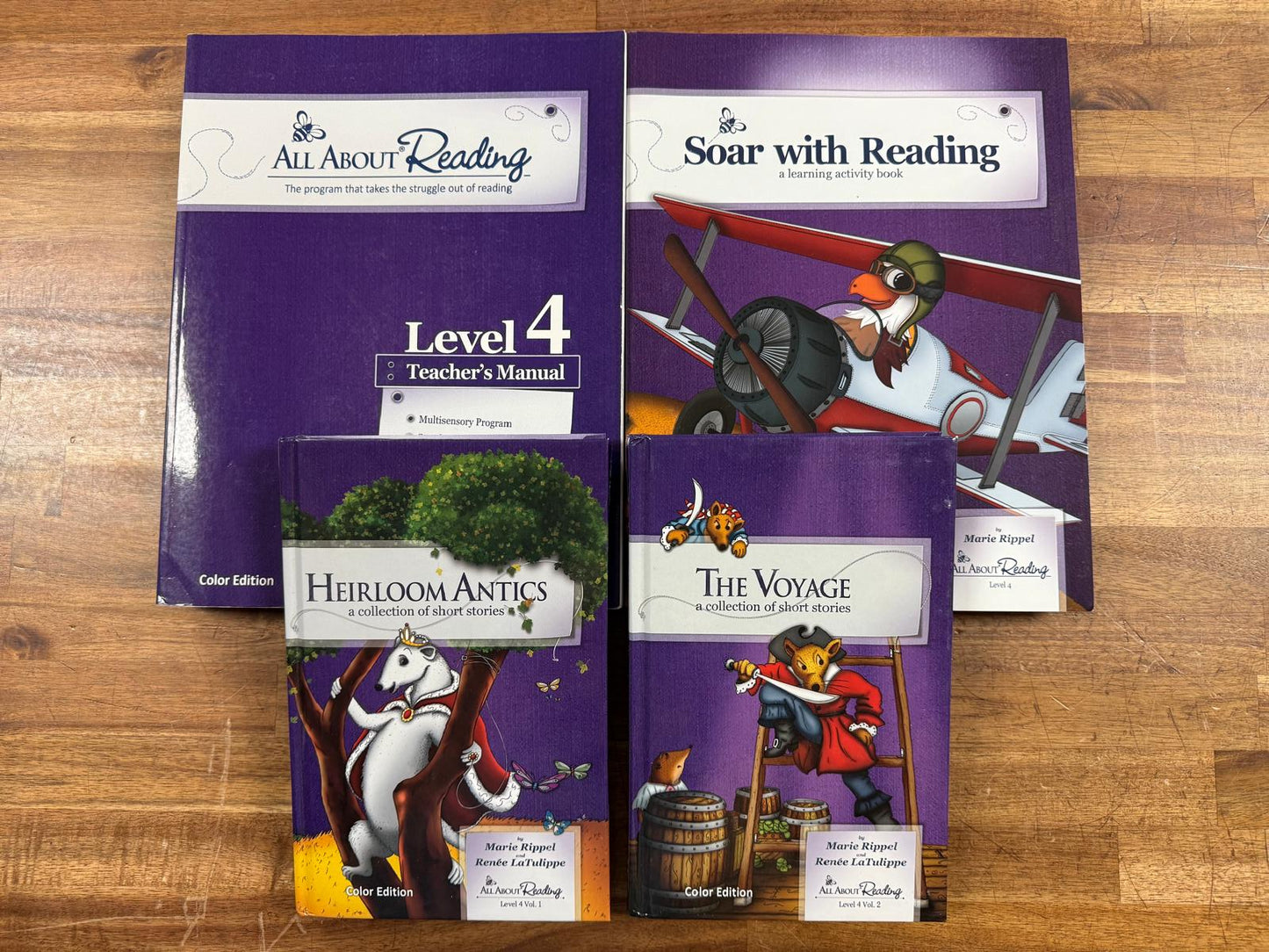 AAR Lvl 4 Set Teacher Manual, Readers & Activity Book (Color, VG)
